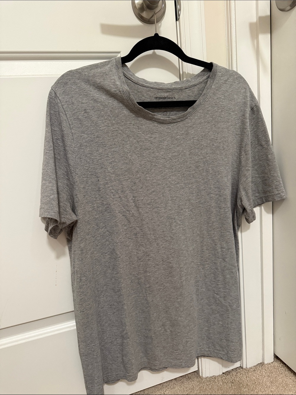 Lightweight Grey Crewneck T-Shirt - Womens